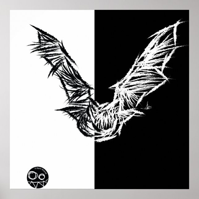 Póster Scratchy Bat Poster/Print 1 (Frente)