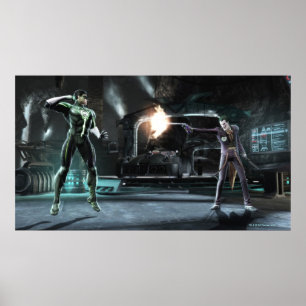 Poster Screenshot: Lanterna verde contra o palhaço