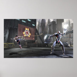 Póster Screenshot: Wonder Woman vs Cyborg 2