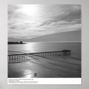 Póster Scripps Pier, 1966