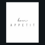 Poster Script Bon Appetit<br><div class="desc">Script Bon Appetit</div>