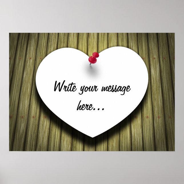 Póster Script Manuscrito Manuscrito em Papel Russo (Frente)