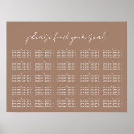 Poster Script mínimo, Gráfico de assentos