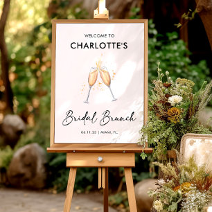 Poster Script Moderno   Bridal Brunch - Sinal de Boas-vin