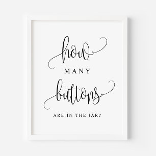 Poster Script Negrito Quantos Botões Há no Pote