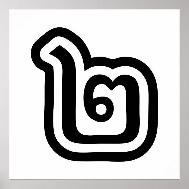 Póster Script Tailandês Número 2 / Dois / ๒ (Canção) (Frente)