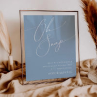 Script Whimsical | Hashtag Dusty Blue