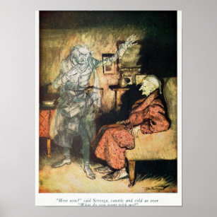 Poster Scrooge e o Fantasma de Marley