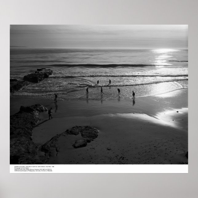 Póster SCUBA Class, em Sun, dezembro de 1966 (Frente)