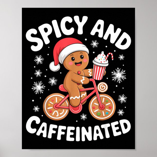 Poster Scy And Caffeinated Gingerbread Funny Coffee Chris (Frente)