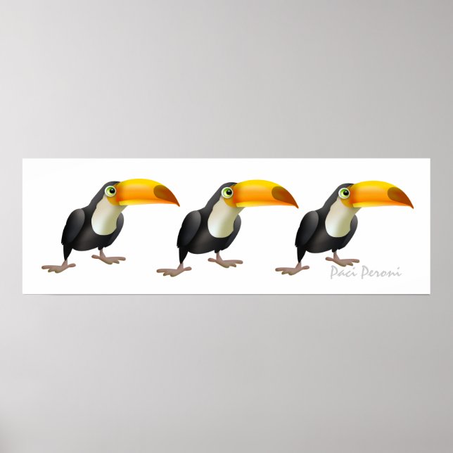 Póster Se 2 Toucan, 3 Toucan tambem - SRF (Frente)