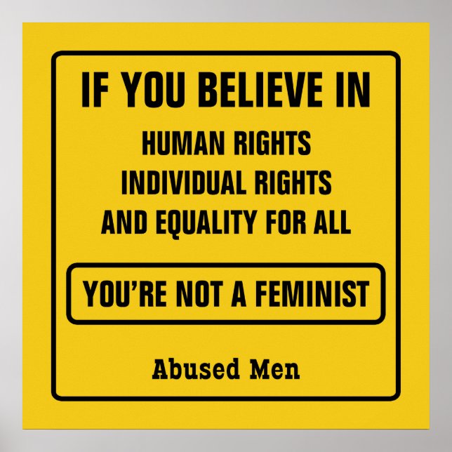 Poster Se Acredita Em Direitos Humanos... (Frente)