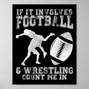 Poster Se Envolve Futebol E Luta Livre Me Inclua 