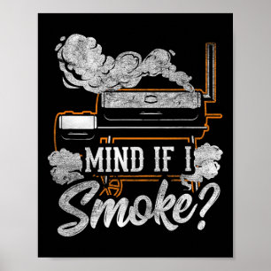 Poster Se Importa Se Eu Fumar Um Churrasco Engraçado Fuma
