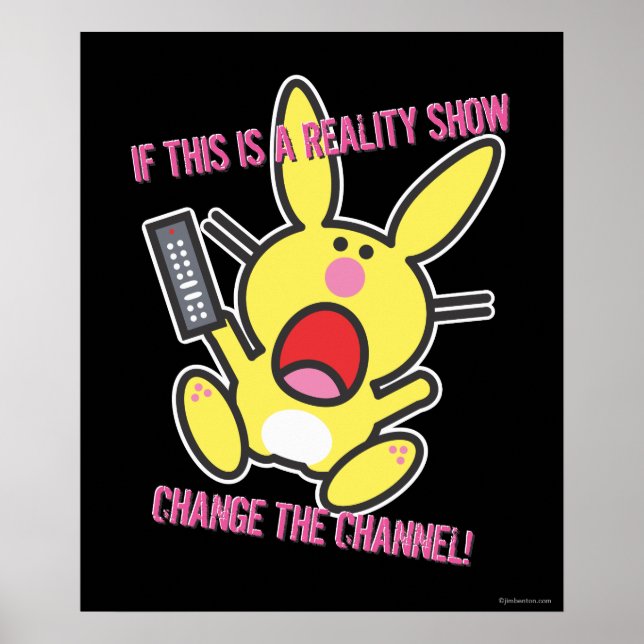 Poster Se isto é um show de realidade (Frente)