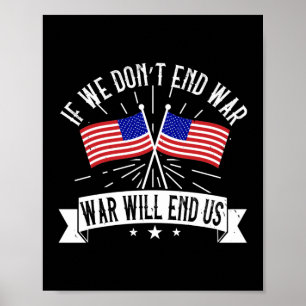 Poster Se Não Acabarmos A Guerra, A Guerra Acabará cono