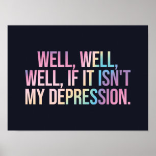 Poster Se não é a minha depressão
