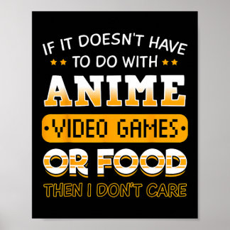 Poster Se não tiver a ver com anime, videogame ou