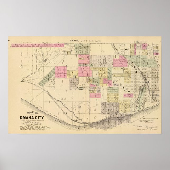 Poster SE Omaha, Nebraska (Frente)