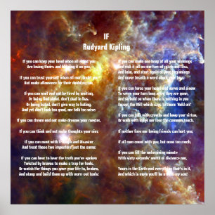 Póster Se por Rudyard Kipling