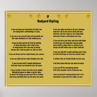 Poster Se por Rudyard Kipling