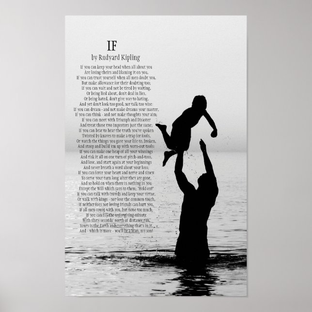 Poster Se por Rudyard Kipling 11 X 17 (Frente)