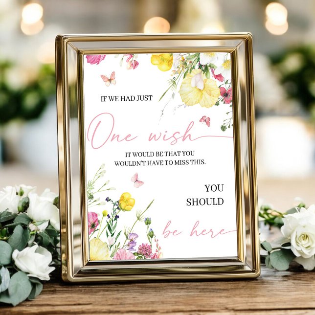 Poster "Se Tivéssemos um Desejo, Você Estaria Aqui (Criador carregado)