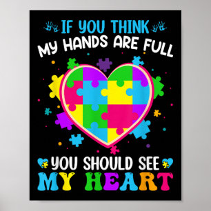 Poster Se Você Acha Que Minhas Mãos Estão Cheios Você Dev