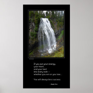 Póster Se você colocar sua energia...poster Inspiracional