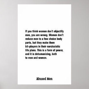 Póster Se você pensa as mulheres não fazem homens de