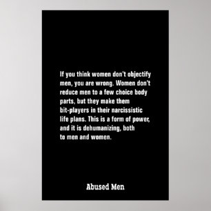 Poster Se você pensa as mulheres não fazem homens de