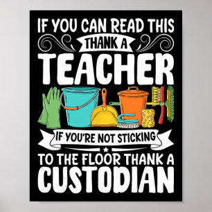Poster Se Você Pode Ler Isto Agradeça a um Professor Zela