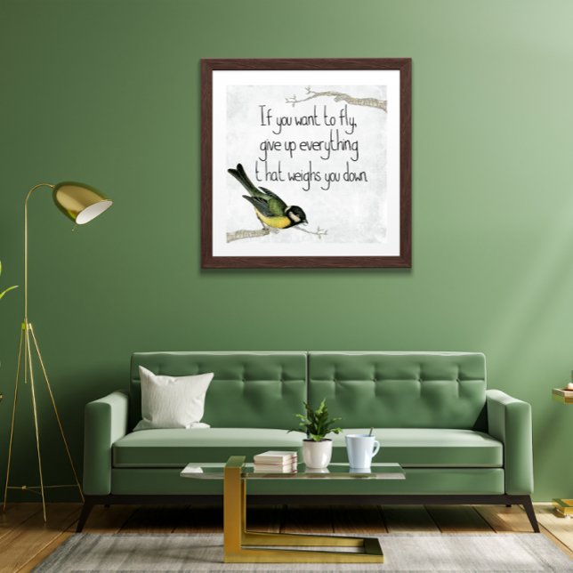 Póster Se você quiser voar com Poster de Motivação (Criador carregado)