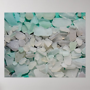Póster Seafom Seaglass Branco