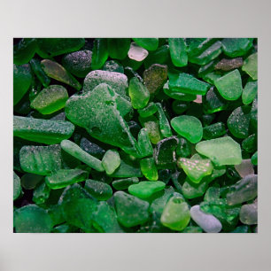 Póster Seaglass verde