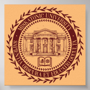 Poster Seal da Universidade Miskatonic