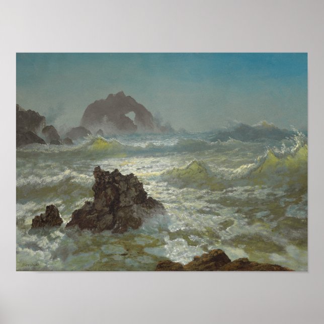 Poster Seal Rock, Califórnia, c.1872 (Frente)