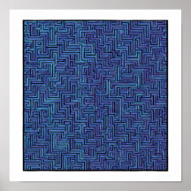 Seamless Cosmic Pattern: Labyrinthine Laser Grid 2