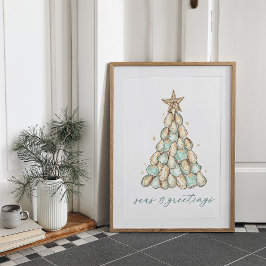 Poster "Seas & Greetings" Casa de Praia Natal Ostra