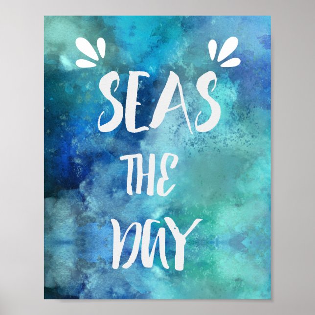 Poster Seas The Day Wall Art (Frente)