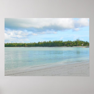 PÓSTER "SEASCAPE / ÁGUA VERDE/ILHAS ABACO"