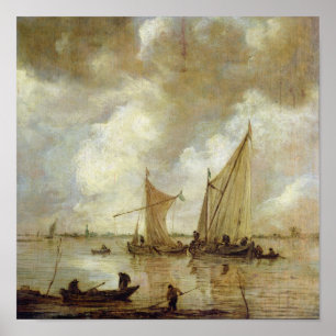 Póster Seascape tormentoso, 1655