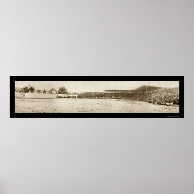 Póster Seattle Baseball Park Foto 1907 (Frente)