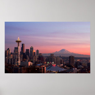 Poster Seattle do parque do Kerry