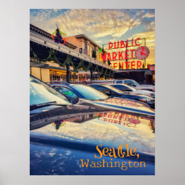 Poster Seattle Pike Market