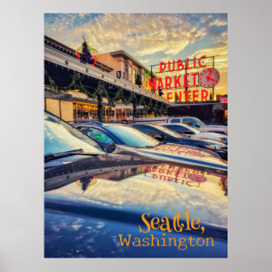 Poster Seattle Pike Market