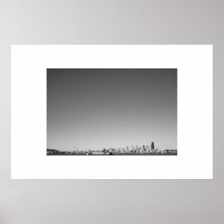 Póster Seattle Skyscrapers