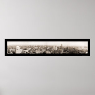 Póster Seattle WA from Hotel Photo 1929