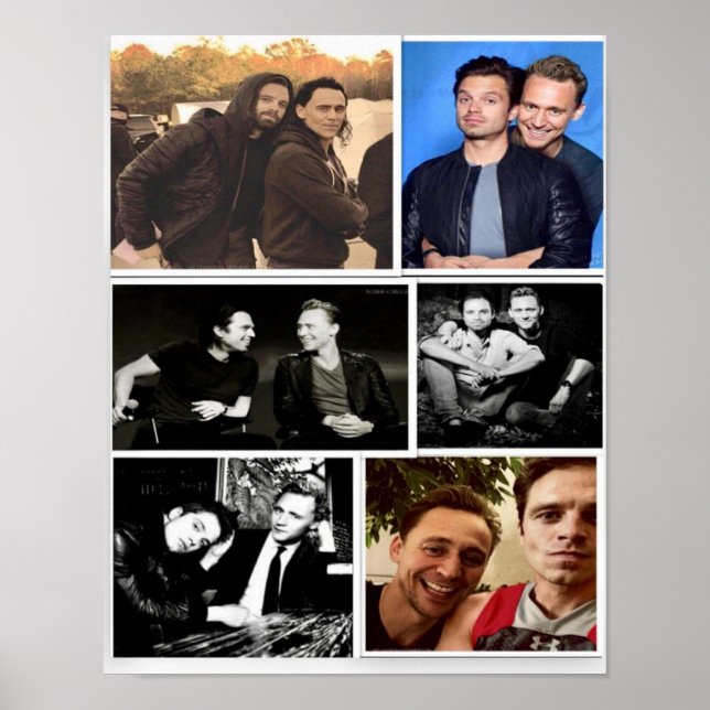 Poster Sebastian Stan e Tom Hiddleston (Frente)