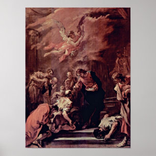 Póster Sebastiano Ricci - comunhão dos apóstolos